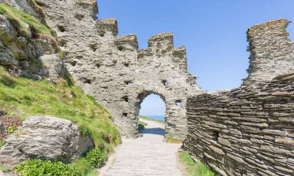 Tintagel Castle Ruins Cornwall