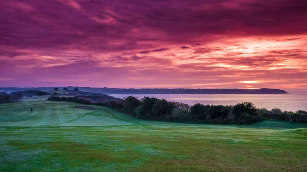 Carlyon Bay Hotel Golf Course at Sunrise