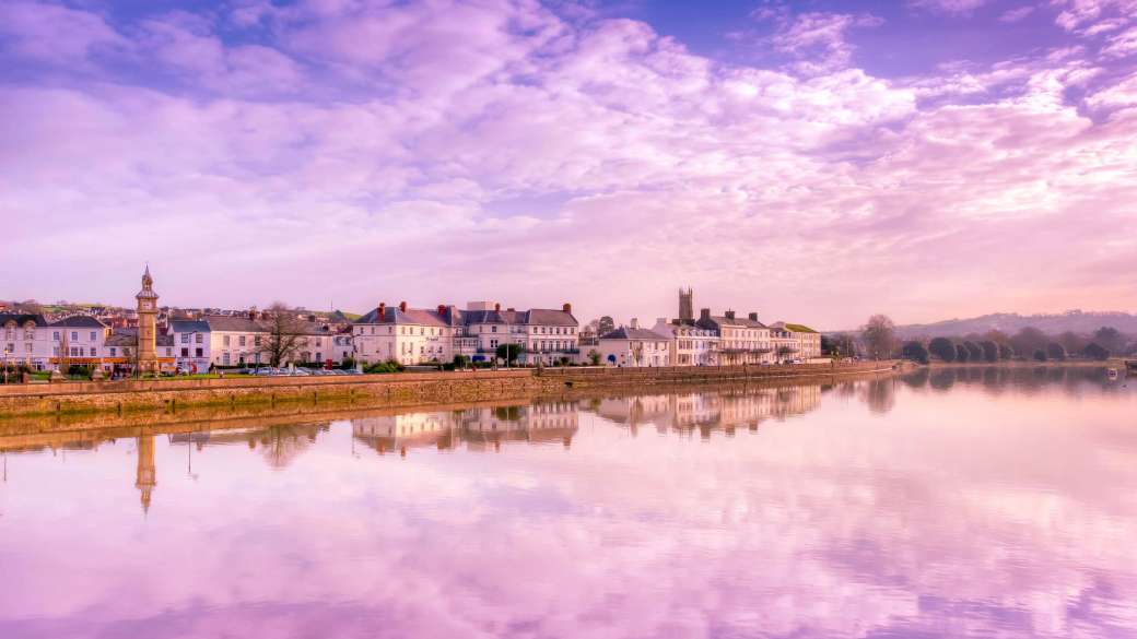 Imperial Hotel Exterior View from River Taw