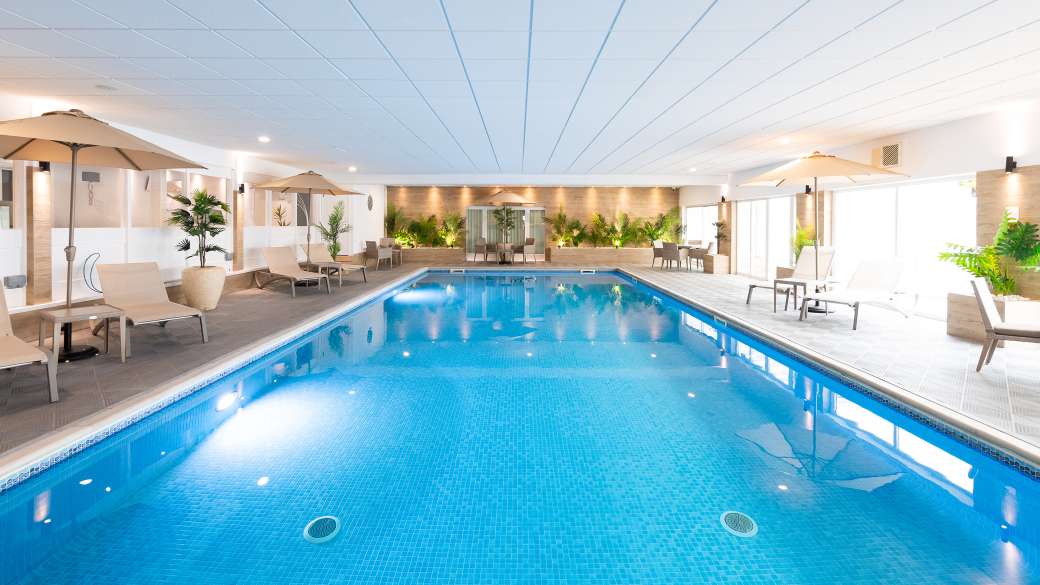 Barnstaple Hotel Indoor Swimming Pool and Seating