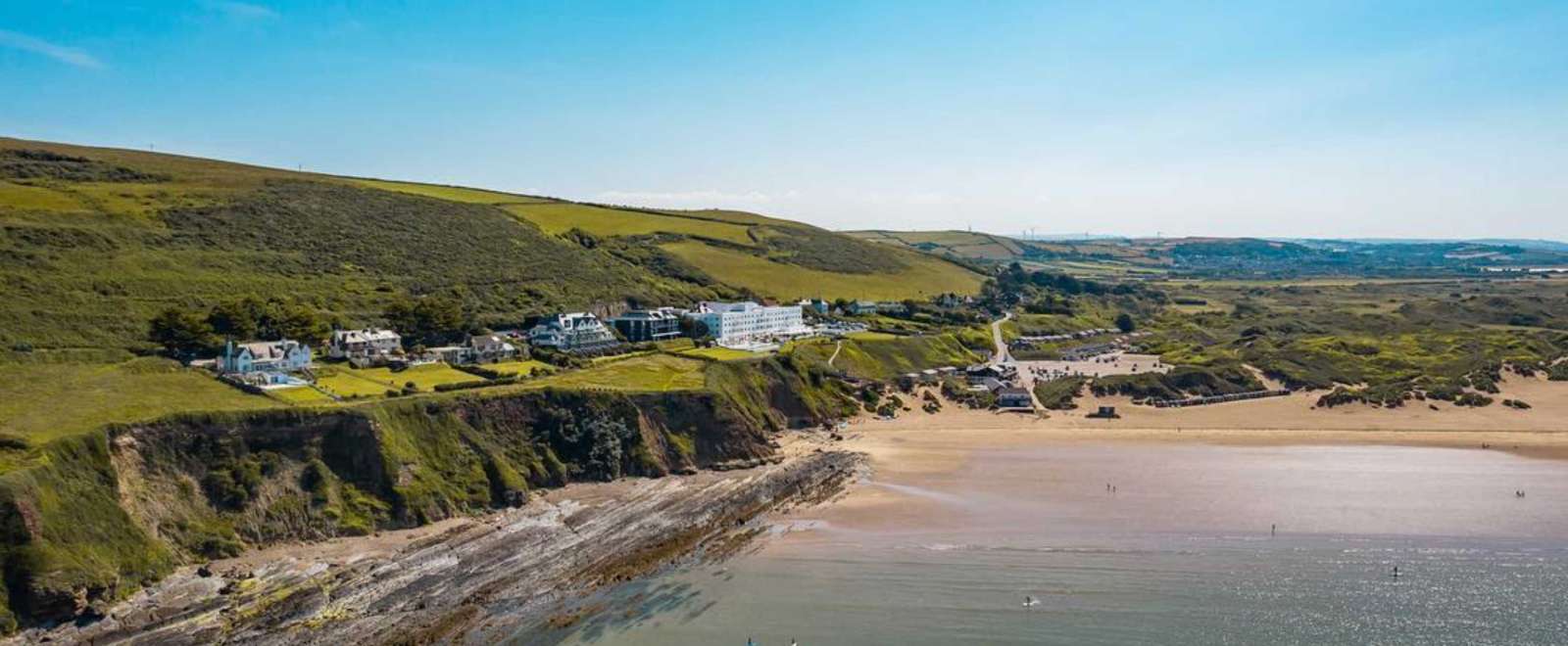Saunton Sands Hotel from a distance