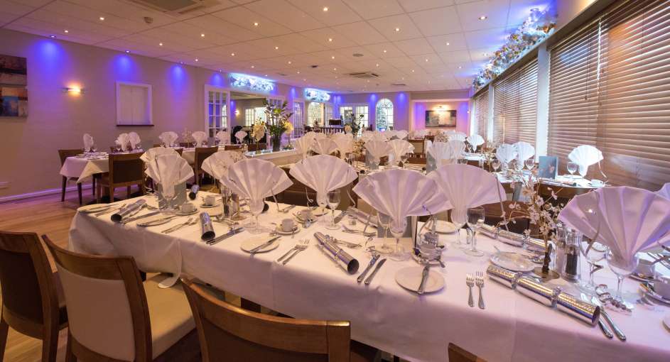 Barnstaple Hotel Christmas Dining Area