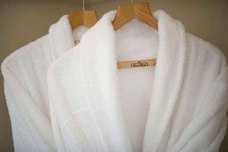 Carlyon Bay Hotel White Bath Robes