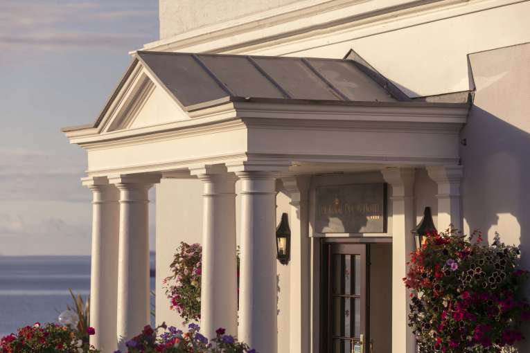 Royal Duchy Hotel Morning View of Hotel Entrance