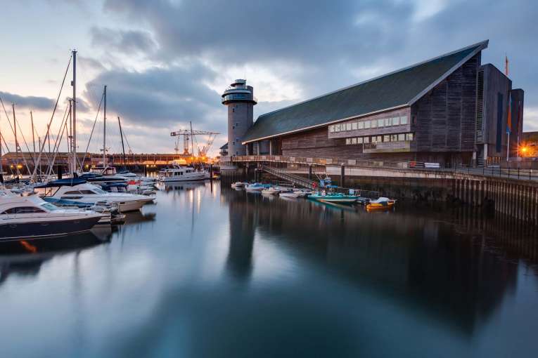 National Maritime Museum and Falmouth Harbour Cornwall