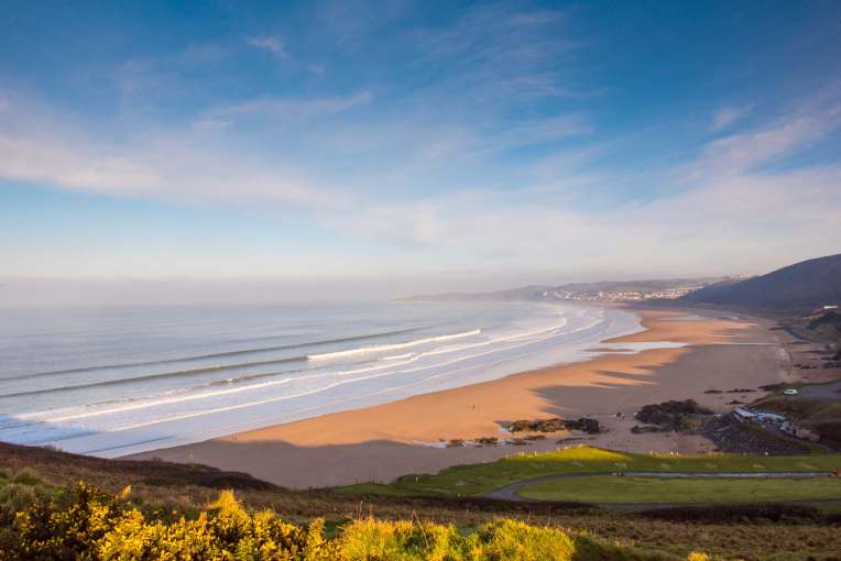 Putsborough Sands and Woolacombe Beach North Devon