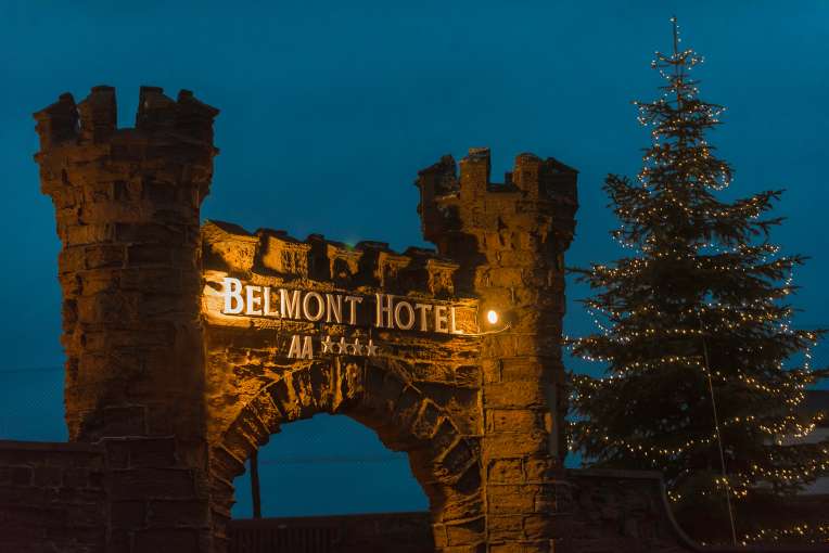 Belmont Hotel at Christmas