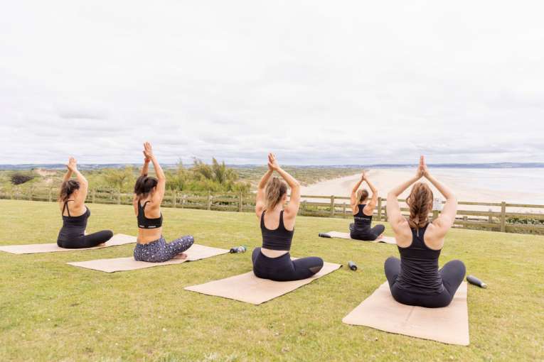 Yoga Class at Saunton Sands Hotel