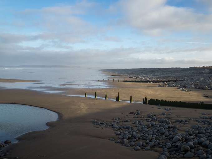 Westward Ho! beach winter