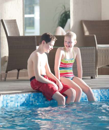 children in pool at carlyon bay