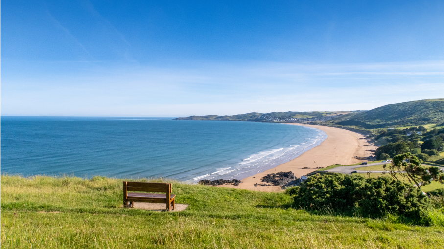 View of Woolacombe Beach