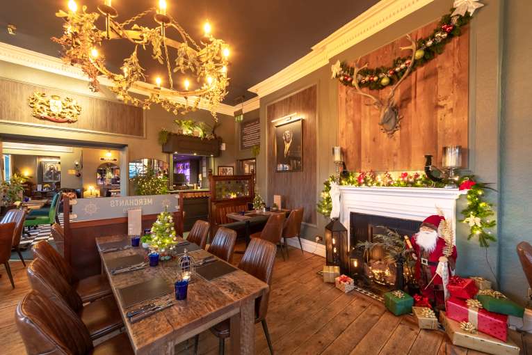 Festive Decorations at The Royal Hotel 