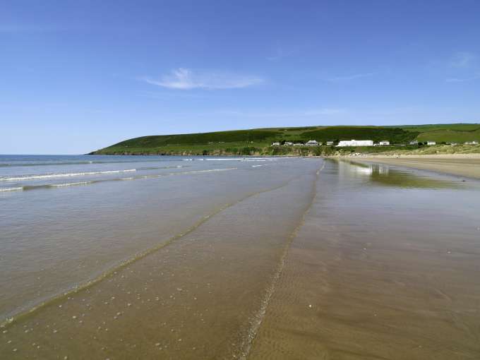 Saunton Sands Hotel looking from the beach 