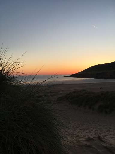 Sunset over Saunton Beach 