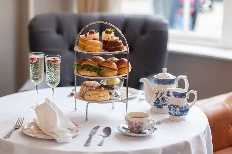 Sparkling afternoon tea at The Royal & Fortescue Hotel 