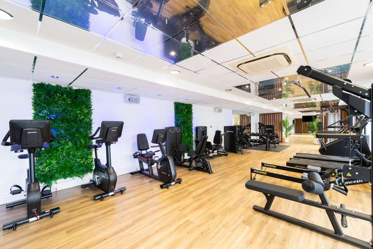 Gym equipment at The Barnstaple Hotel