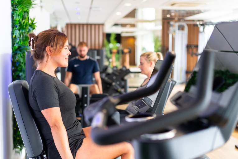 Gym equipment at The Barnstaple Hotel