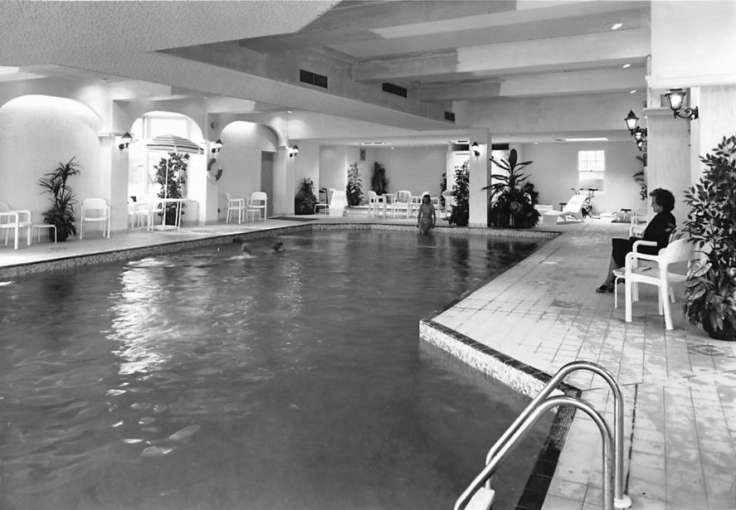 Indoor pool at Carlyon Bay spa