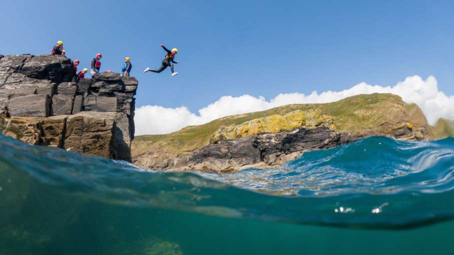 Kernow Coasteering at Praa Sands