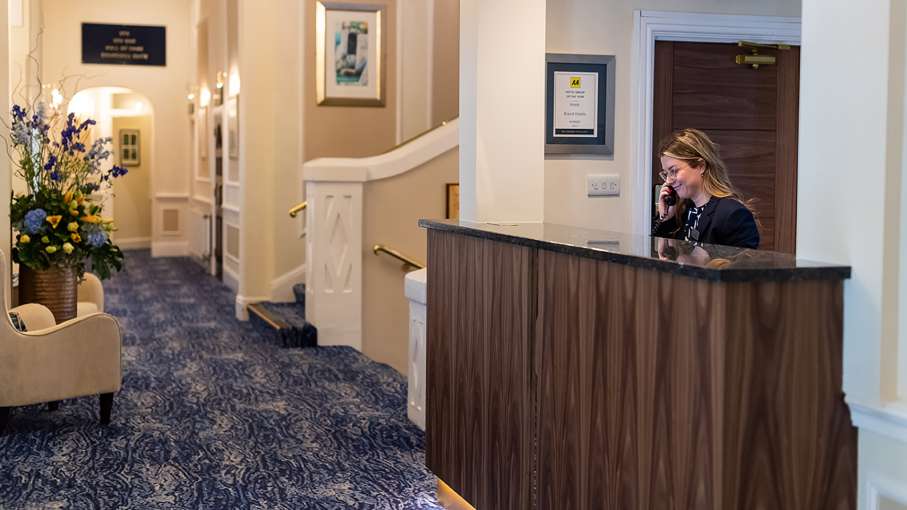 Foyer at Carlyon Bay Hotel