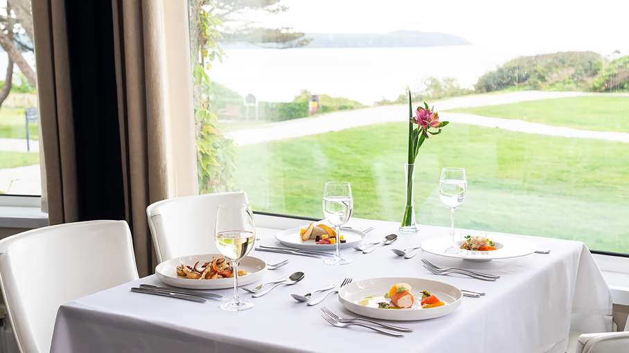 Starters in the Bay View Restaurant