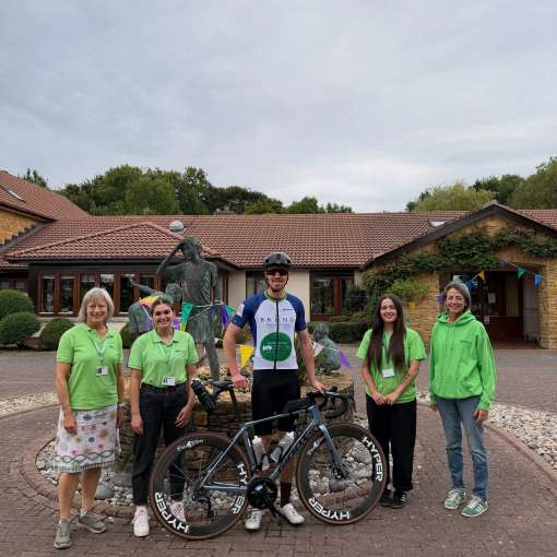 Aidan and the Children's Hospice South West team