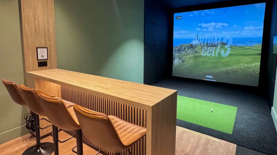 Carlyon Bay Golf Club Simulator Room