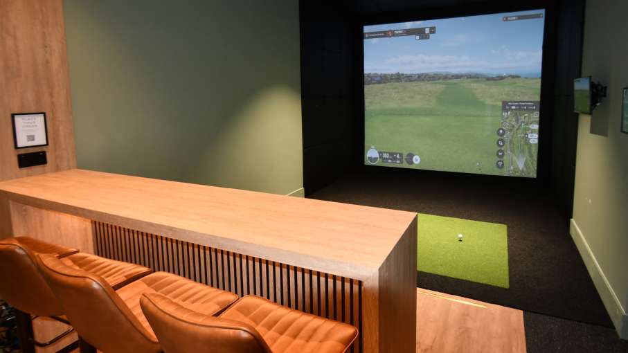 Carlyon Bay Golf Club Simulator Room