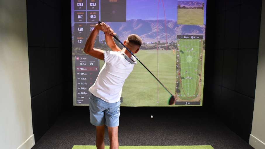 Carlyon Bay Golf Club Simulator Room