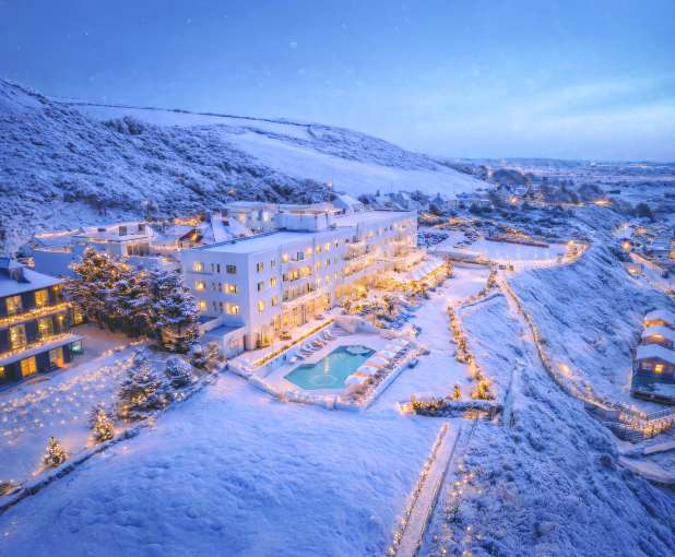 Saunton Sands Hotel at Christmas 