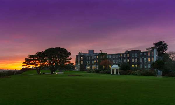 Carlyon Bay Hotel at Sunset