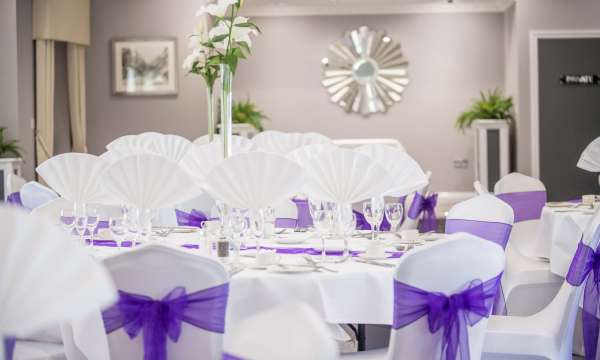 Devon Hotel Wedding Reception Tables and Chairs