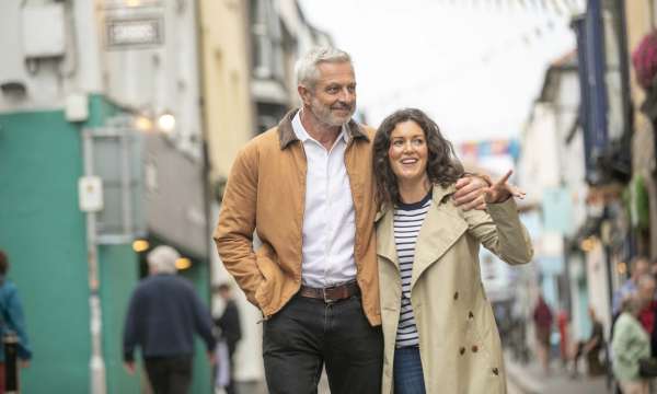 Royal Duchy Hotel Local Area Couple Walking Down Falmouth High Street