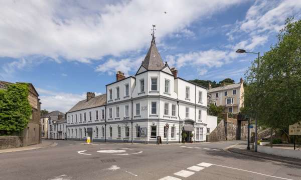 Royal Hotel Exterior from Road