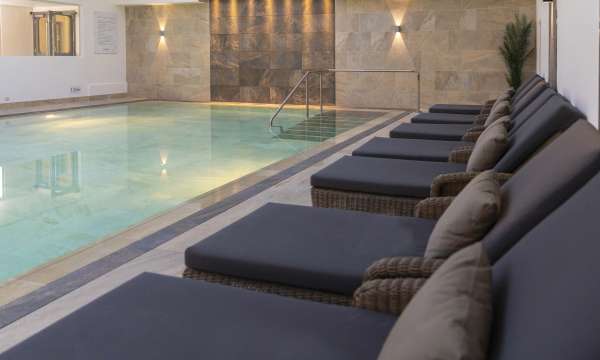 Saunton Sands Hotel Source Spa Loungers by Indoor Swimming Pool