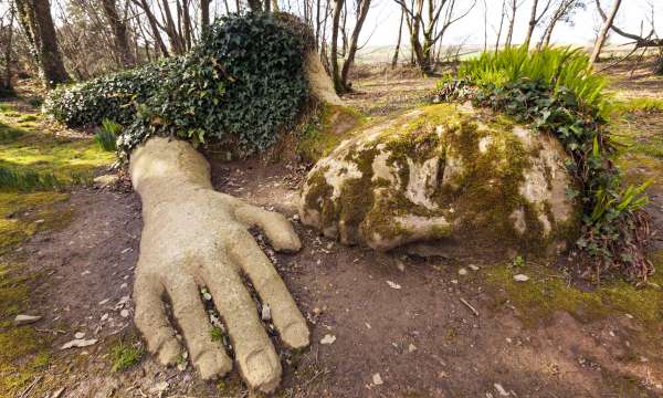 Mud Maiden at the Lost Gardens of Heligan