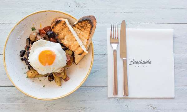 Beachside Grill at Saunton Sands - Plate of Food with Egg