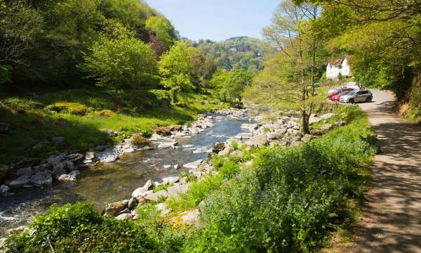 River Lyn through Lynmouth North Devon