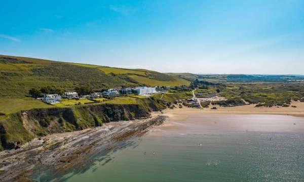 Saunton Sands Hotel from a distance