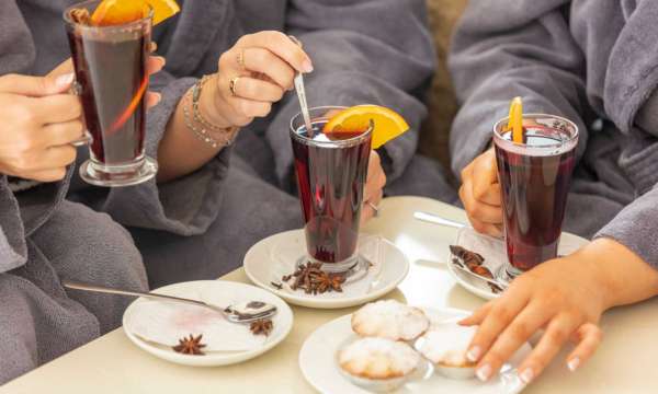 Mulled wine in Source Spa