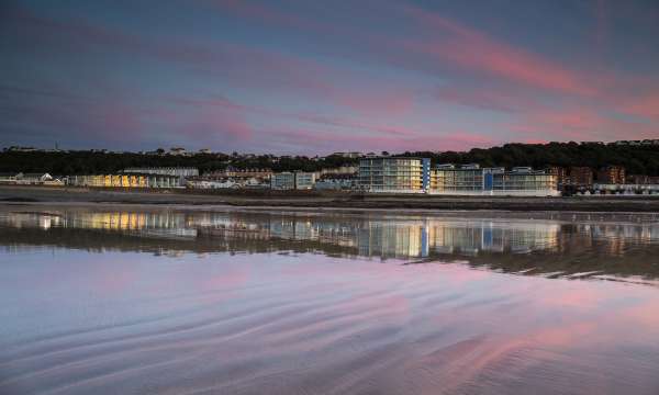 sunset at Westward Ho!