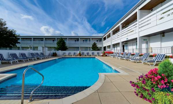 Outdoor pool at The Barnstaple Hotel