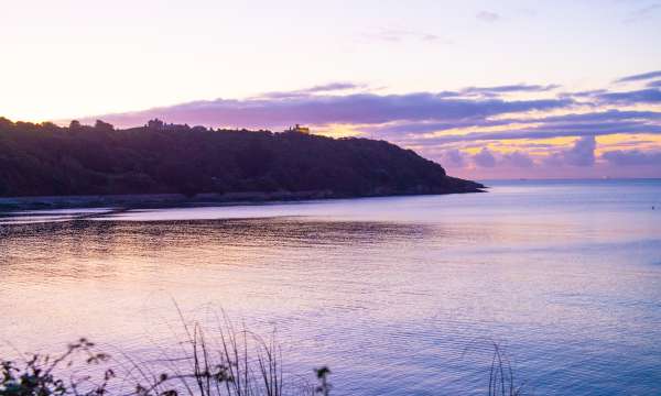 Sunrise Pendennis Castle headland