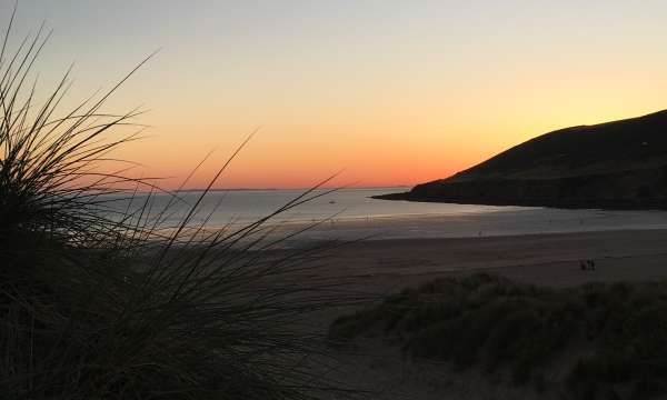 Sunset over Saunton Beach 