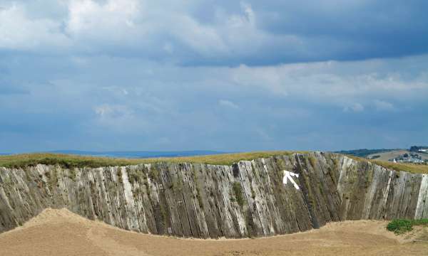 Bunker at Royal North Devon Golf course