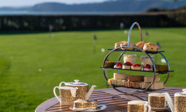 Afternoon Tea with sea view at Carlyon