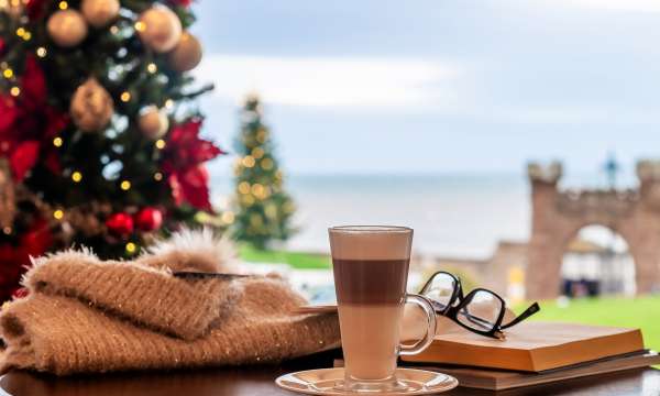 Coffee at Belmont Lounge with Views of Sidmouth