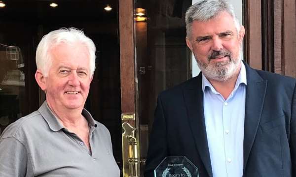 Mr Richard Launchbury who was nominated by the Great Western Air Ambulance Charity for the Rooms To Reward