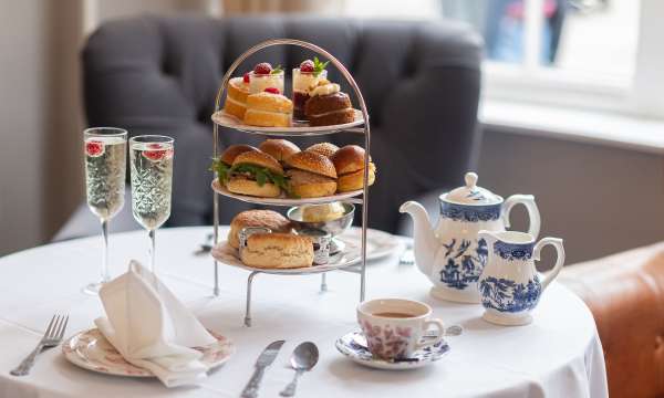 Sparkling afternoon tea at The Royal & Fortescue Hotel 