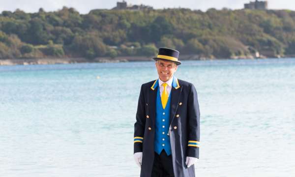 James on the beach